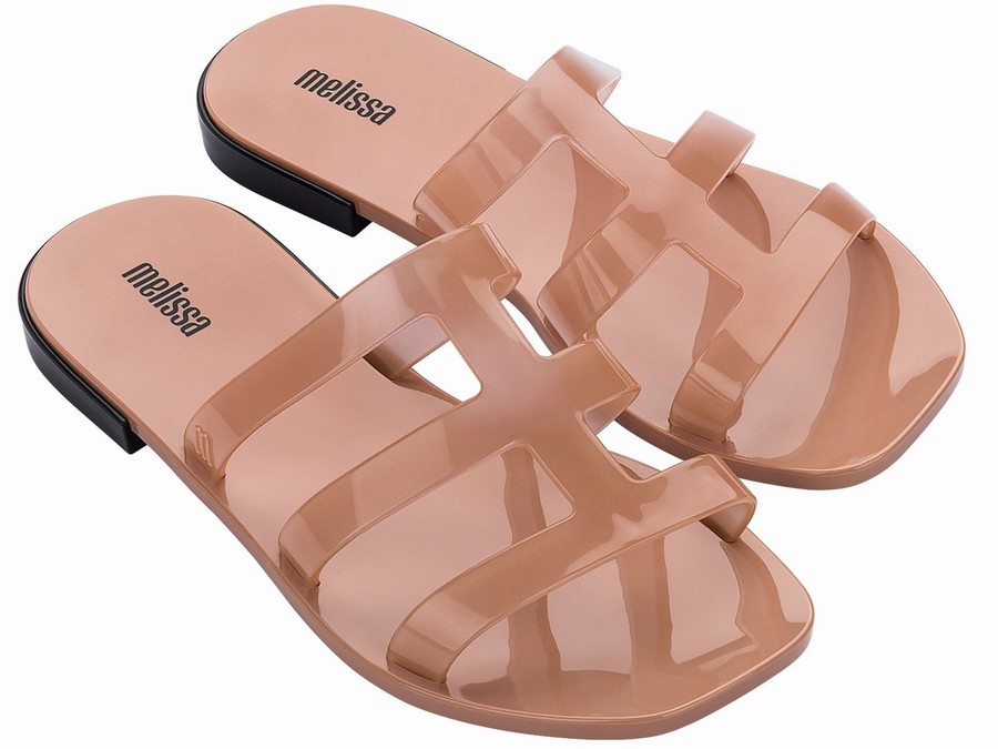 Chanclas De Baño Melissa Caribe Mujer - Camello - Argentina CEK-863752